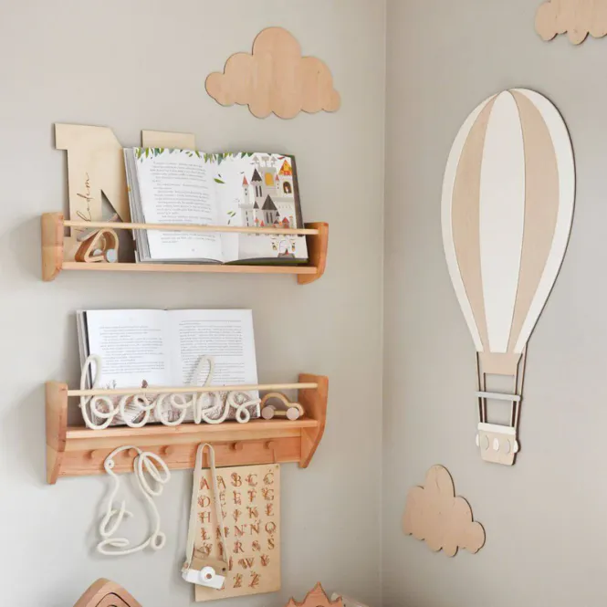 Hovedbilde Vegghylle til barnerom – Nursery Wall Shelf